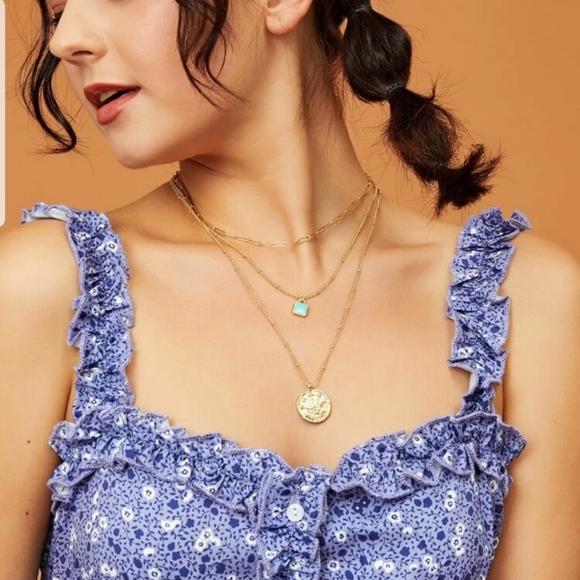 ☆Silvia☆ Layered Pendant Necklace - Picture 3 of 8